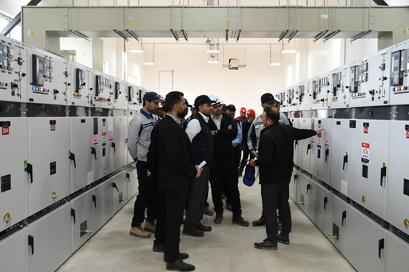 بازدید مدیرعامل شرکت آهن و فولاد غدیر ایرانیان از مجتمع گندلهسازی بهاباد